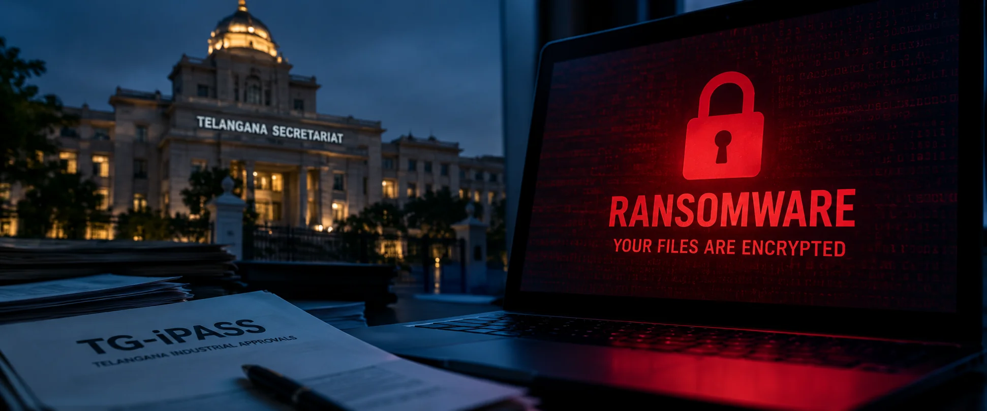 Ransomware Warning at Telangana Secretariat